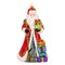 Miss Christmas 7.5 Inch Classic Santa With Gifts Christmas Tree Ornament , Christmas, Holiday, Vintage
